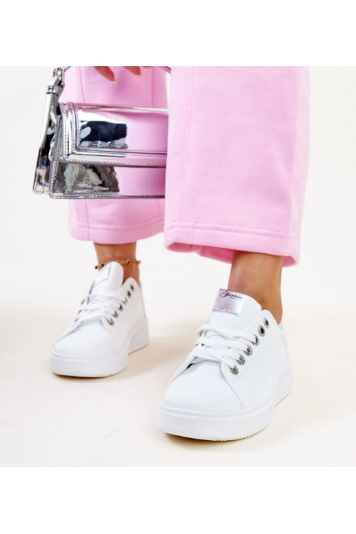 Valge-hõbedased sneakersid... Valge-hõbedased sneakersid...