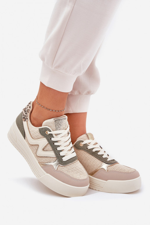 spordijalatsid Pealiste omad platvormiga leopardimustriga Rohelist värvi Lorori spordijalatsid Pealiste omad platvormiga leopardimustriga Rohelist värvi Lorori