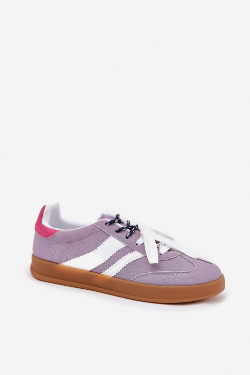 Sellel ondal Sneakers tüüpi jalanõud Pealiste omad Z Podsisseójnym Paeladm Violetne värv Ventus