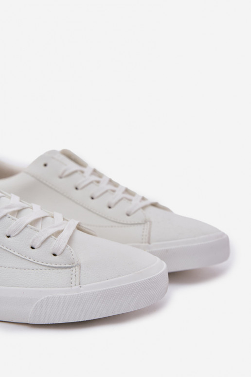 meeste omad Klassikalise mudeli madalad tennised eko-nahast Big Star NN174250 valget värvi