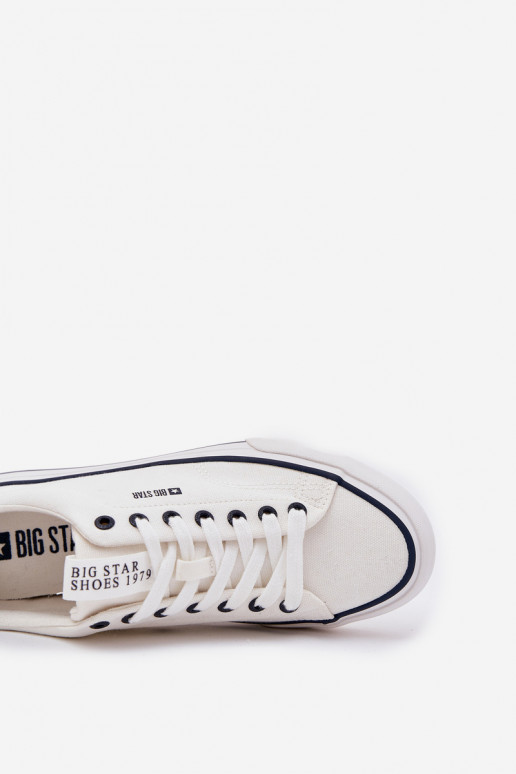 Madal Meeste vabaaja jalatsid Big Star NN174017 Valge