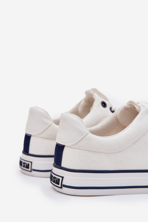 Madal Meeste vabaaja jalatsid Big Star NN174017 Valge