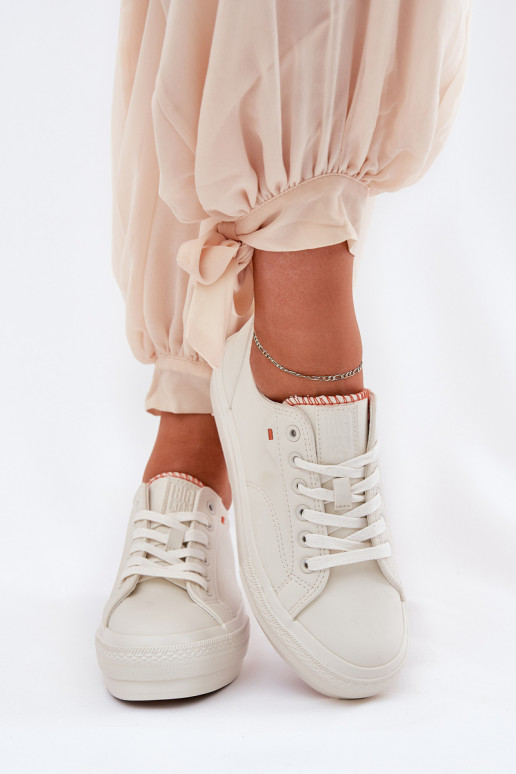 naiste saapad platvormiga eko-nahast Big Star RR274A297 Elevandiluu värvi naiste saapad platvormiga eko-nahast Big Star RR274A297 Elevandiluu värvi