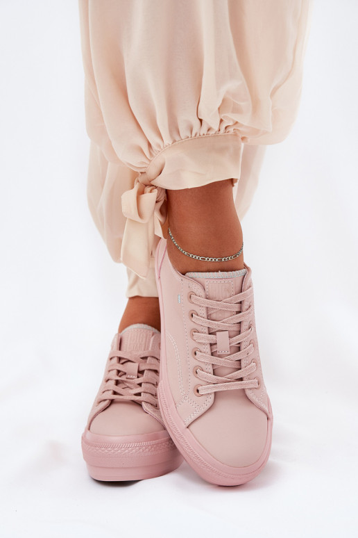 naiste saapad platvormiga eko-nahast Big Star RR274A294 Tumeroosad värvi naiste saapad platvormiga eko-nahast Big Star RR274A294 Tumeroosad värvi