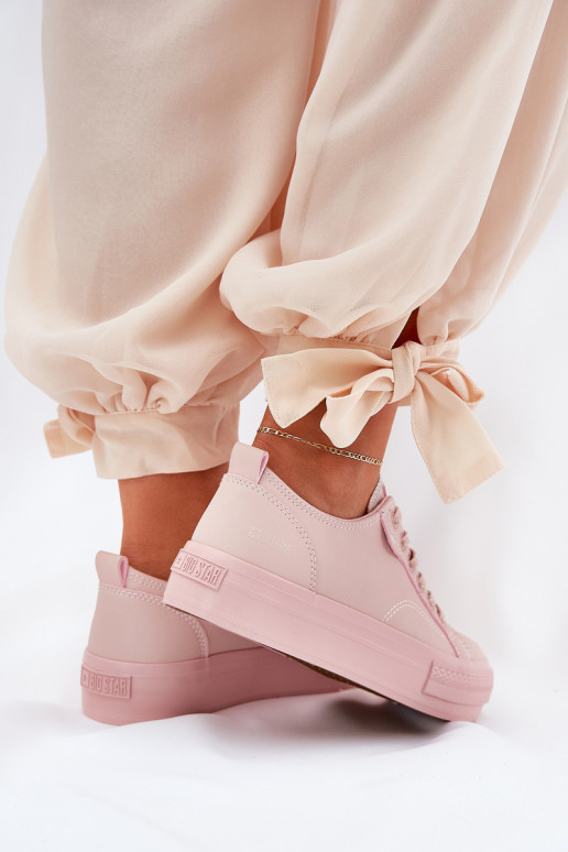 naiste saapad platvormiga eko-nahast Big Star RR274A294 Tumeroosad värvi naiste saapad platvormiga eko-nahast Big Star RR274A294 Tumeroosad värvi