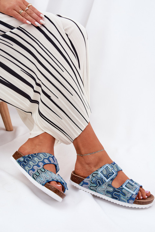 naiste plätud neetide ja pandlaga Ja sära S.Barski RB51-006 Sinist värvi naiste plätud neetide ja pandlaga Ja sära S.Barski RB51-006 Sinist värvi