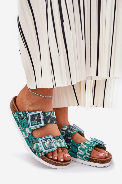 naiste plätud neetide ja pandlaga Ja sära S.Barski RB51-006 Rohelist värvi naiste plätud neetide ja pandlaga Ja sära S.Barski RB51-006 Rohelist värvi