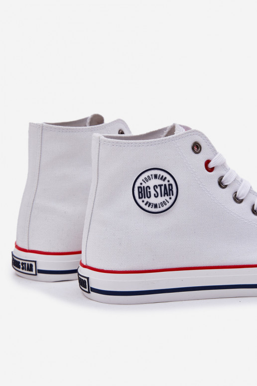 Riidest Tavalised meeste jalanõud Big Star NN174305 HI-POLY SYSTEM valget värvi