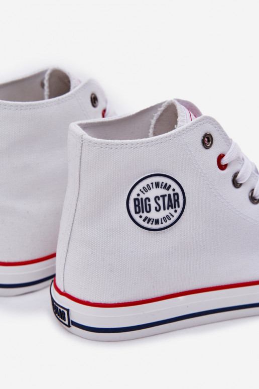 Riidest Tavalised meeste jalanõud Big Star NN174305 HI-POLY SYSTEM valget värvi