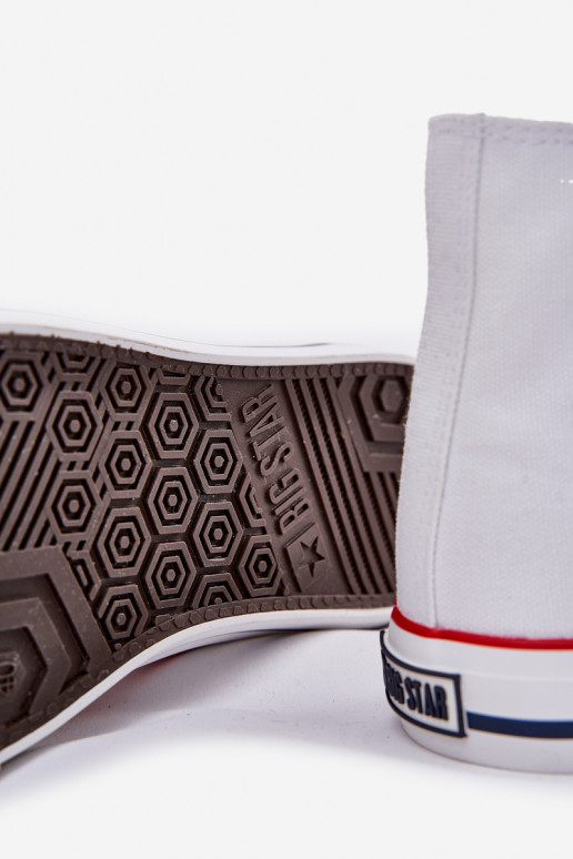 Riidest Tavalised meeste jalanõud Big Star NN174305 HI-POLY SYSTEM valget värvi