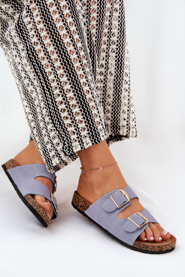 naiste plätud Korkosissea platvormil Ze Kuldset värvimi neetide ja pandlagami Sinist värvi Lisavionea