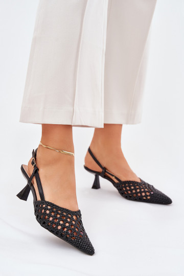 kõrge kontsaga Ze Szpiczastym Noskiem I Odkrytą Piętą msuud Umirana