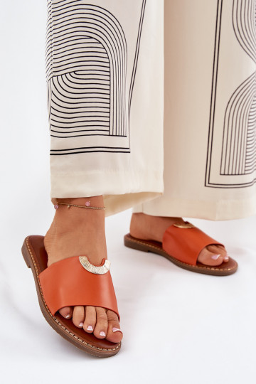 naiste plätud Eko Pealhk Koos Ornatei Detalami oranži värvi Mevith 2