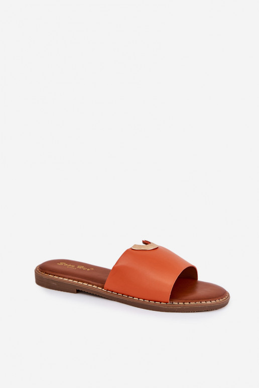 naiste plätud Eko Pealhk Koos Ornatei Detalami oranži värvi Mevith