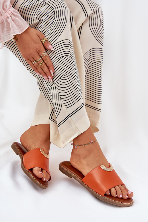 naiste plätud Eko Pealhk Koos Ornatei Detalami oranži värvi Mevith