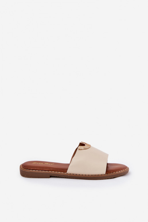 naiste plätud Eko Pealhk Koos Ornatei Detalami beeži värvi Mevith