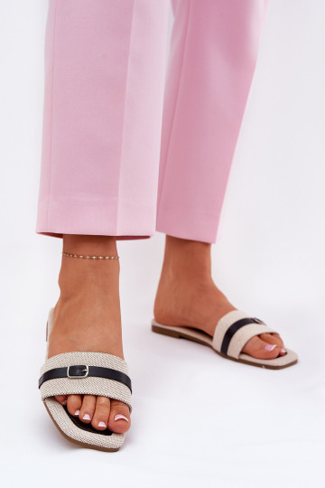 sileda tallaga naiste plätud rihmadega I neetide ja pandlaga beeži värvi-msuud Zilina 2