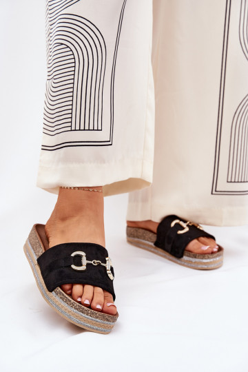 naiste plätud platvormiga Kuldse kaunistusega Ja sära msuud Morisela