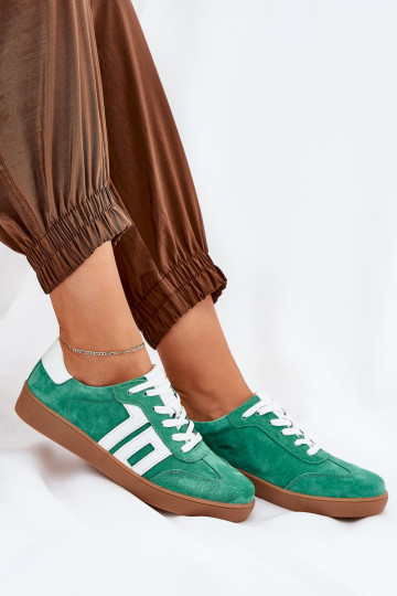 Sneakers tüüpi jalanõud spordijalatsid seemisnakhsed Vinceza 79517 Rohelist värvi