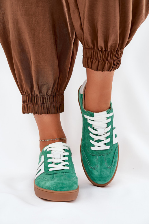 Sneakers tüüpi jalanõud spordijalatsid seemisnakhsed Vinceza 79517 Rohelist värvi Sneakers tüüpi jalanõud spordijalatsid seemisnakhsed Vinceza 79517 Rohelist värvi
