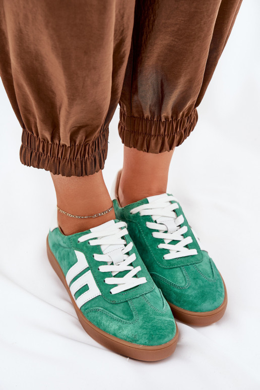 Sneakers tüüpi jalanõud spordijalatsid seemisnakhsed Vinceza 79517 Rohelist värvi Sneakers tüüpi jalanõud spordijalatsid seemisnakhsed Vinceza 79517 Rohelist värvi