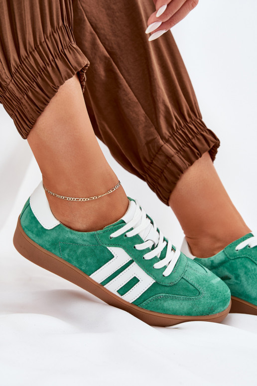 Sneakers tüüpi jalanõud spordijalatsid seemisnakhsed Vinceza 79517 Rohelist värvi Sneakers tüüpi jalanõud spordijalatsid seemisnakhsed Vinceza 79517 Rohelist värvi