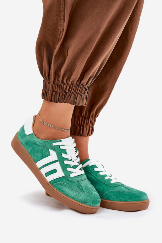 Sneakers tüüpi jalanõud spordijalatsid seemisnakhsed Vinceza 79517 Rohelist värvi Sneakers tüüpi jalanõud spordijalatsid seemisnakhsed Vinceza 79517 Rohelist värvi