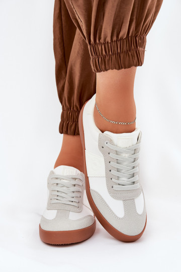 Sneakers tüüpi jalanõud Pealiste omad Big Star RR274371 Valget-Halli värvi