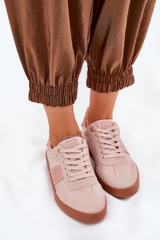 Sneakers tüüpi jalanõud Pealiste omad Big Star RR274373 Tumeroosad värvi