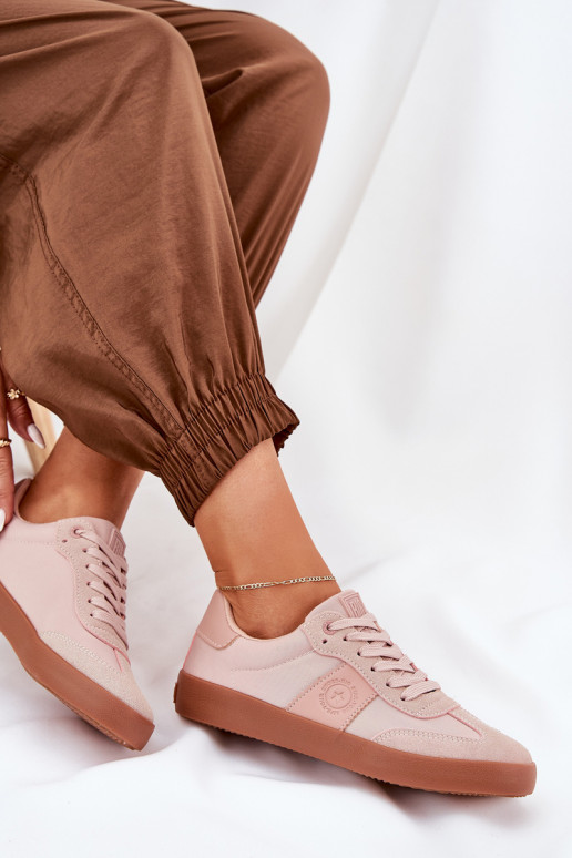 Sneakers tüüpi jalanõud Pealiste omad Big Star RR274373 Tumeroosad värvi