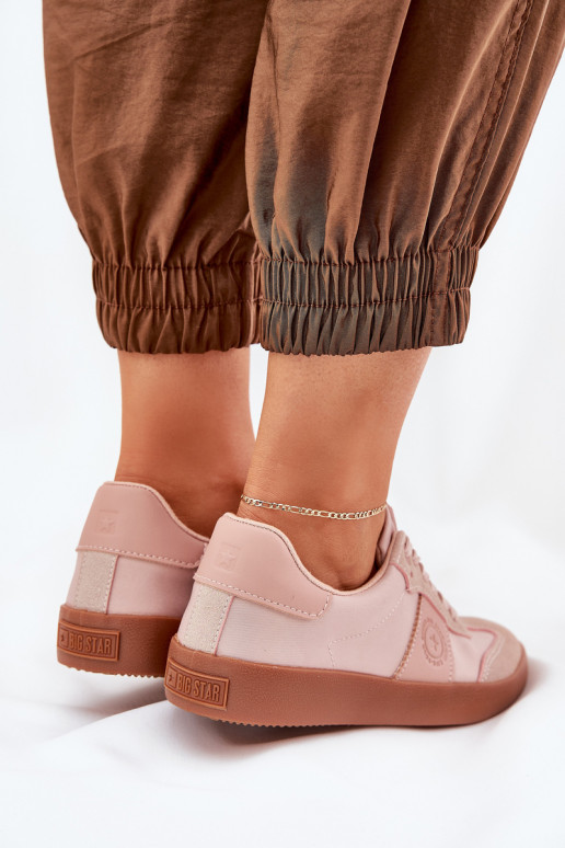 Sneakers tüüpi jalanõud Pealiste omad Big Star RR274373 Tumeroosad värvi