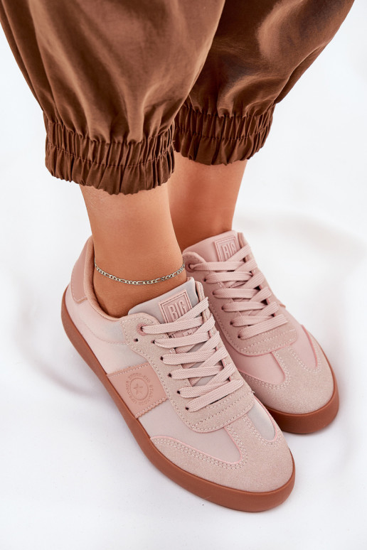 Sneakers tüüpi jalanõud Pealiste omad Big Star RR274373 Tumeroosad värvi