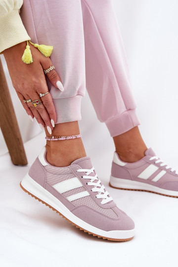 Sneakers tüüpi jalanõud Pealiste omad Z Eco Suedeu Violetne värv Sellel onrinils