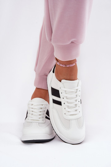 Sneakers tüüpi jalanõud Pealiste omad Z Eco Suedeu valget värvi Sellel onrinils 2