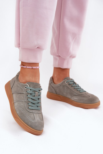 seemisnakhsed Sellel ondal Sneakers tüüpi jalanõud Pealiste omad Rohelist värvi Paliana 2
