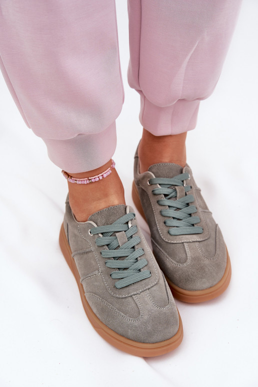 seemisnakhsed Sellel ondal Sneakers tüüpi jalanõud Pealiste omad Rohelist värvi Paliana