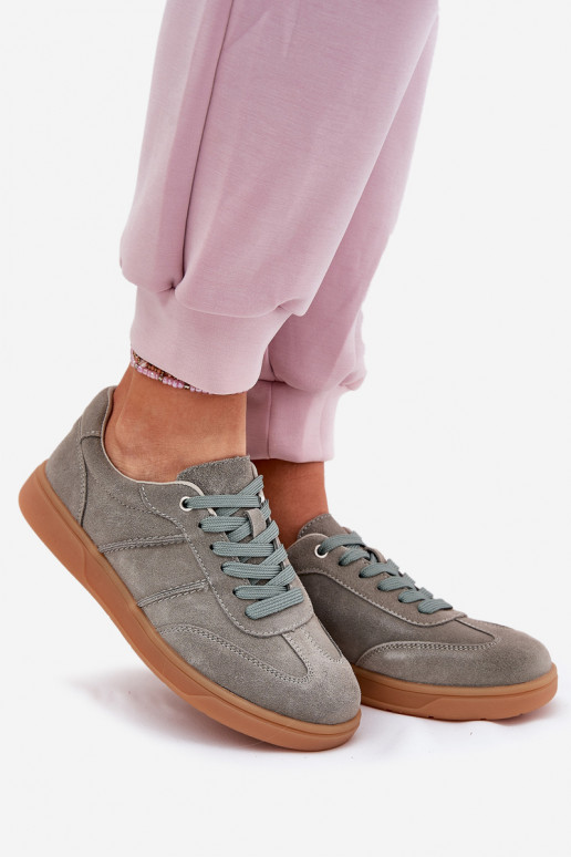 seemisnakhsed Sellel ondal Sneakers tüüpi jalanõud Pealiste omad Rohelist värvi Paliana