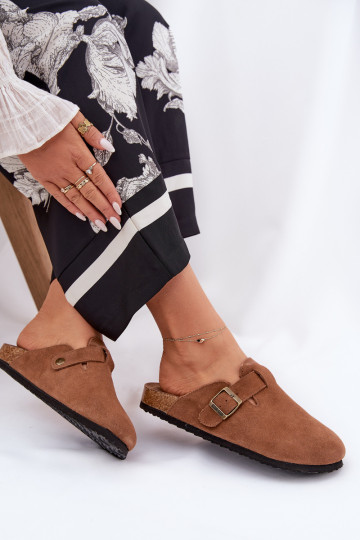 seemisnahksed sussid Puukingad Pealiste omad neetide ja pandlaga Big Star RR274A387 pruunid värvi