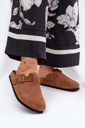 seemisnahksed sussid Puukingad Pealiste omad neetide ja pandlaga Big Star RR274A387 pruunid värvi 2