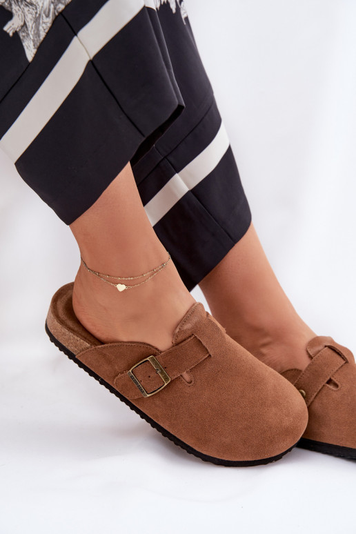 seemisnahksed sussid Puukingad Pealiste omad neetide ja pandlaga Big Star RR274A387 pruunid värvi seemisnahksed sussid Puukingad Pealiste omad neetide ja pandlaga Big Star RR274A387 pruunid värvi