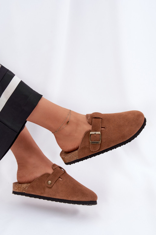 seemisnahksed sussid Puukingad Pealiste omad neetide ja pandlaga Big Star RR274A387 pruunid värvi seemisnahksed sussid Puukingad Pealiste omad neetide ja pandlaga Big Star RR274A387 pruunid värvi