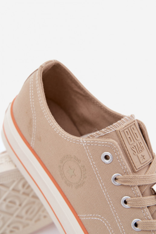 Tavalised meeste jalanõud platvormiga Big Star RR174323 beeži värvi
