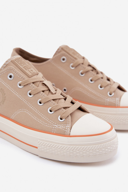 Tavalised meeste jalanõud platvormiga Big Star RR174323 beeži värvi