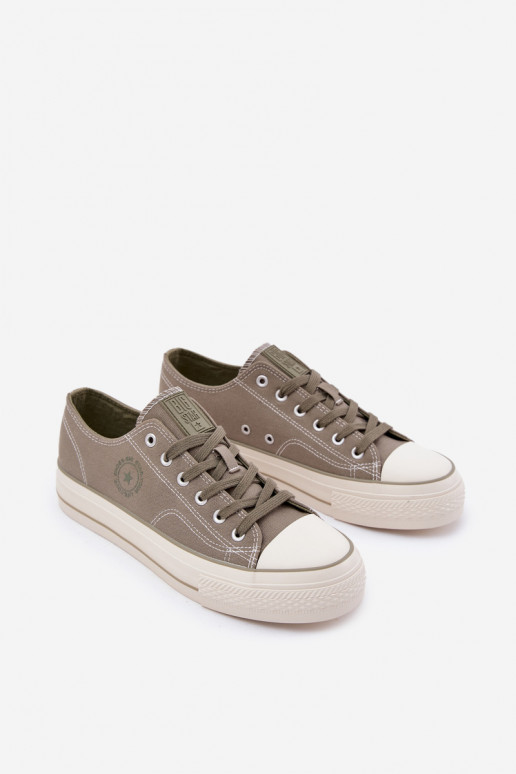 Tavalised meeste jalanõud platvormiga Big Star RR174325 Rohelist värvi