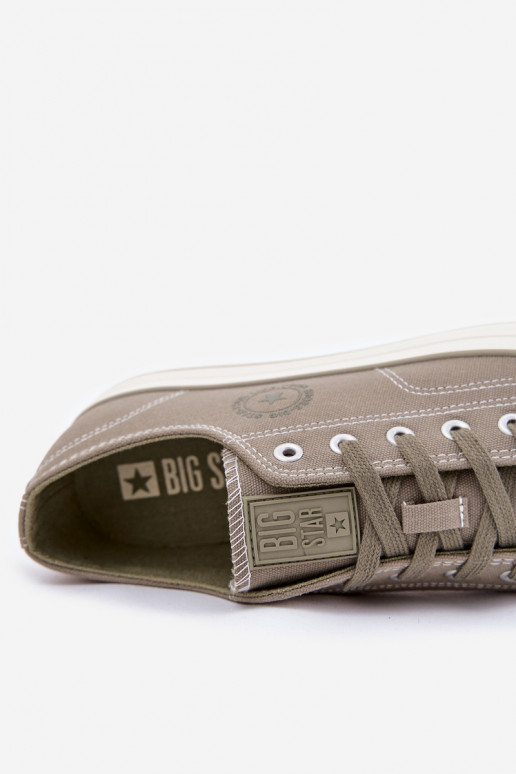 Tavalised meeste jalanõud platvormiga Big Star RR174325 Rohelist värvi