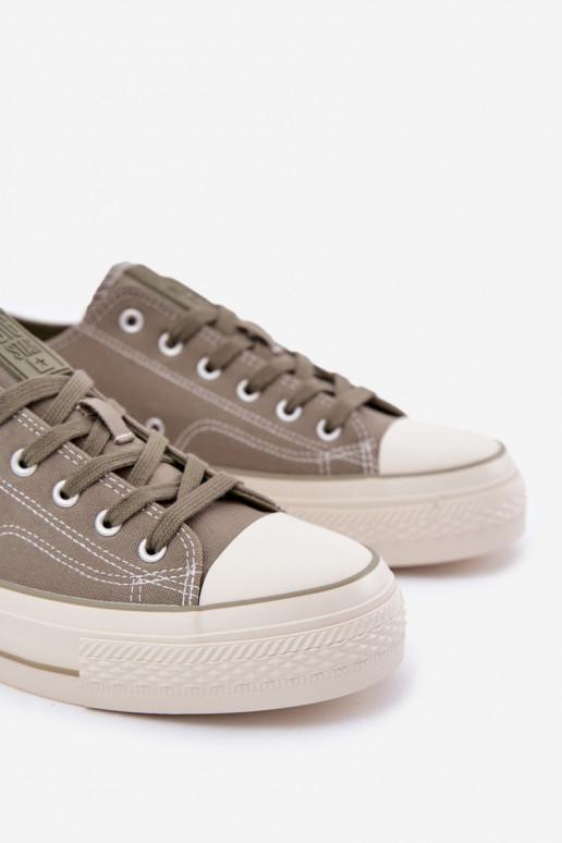 Tavalised meeste jalanõud platvormiga Big Star RR174325 Rohelist värvi