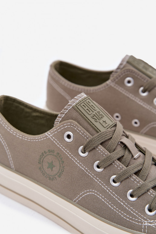 Tavalised meeste jalanõud platvormiga Big Star RR174325 Rohelist värvi