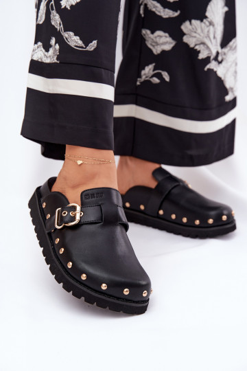 Plätud naturaalsest nahast Puukingad Pealiste omad platvormiga Big Star RR274A378 msuud