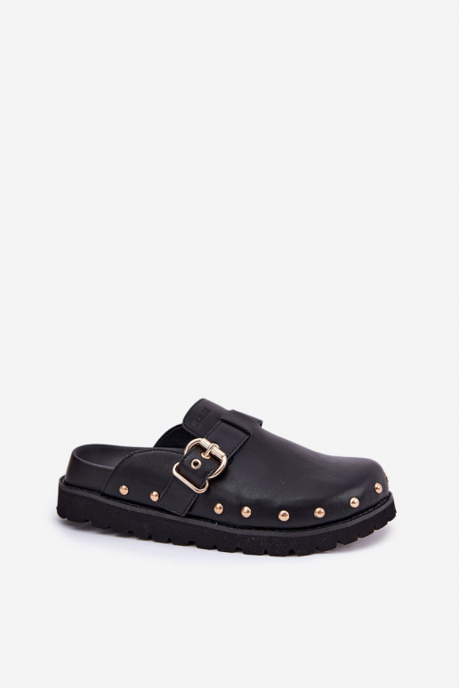 Plätud naturaalsest nahast Puukingad Pealiste omad platvormiga Big Star RR274A378 msuud