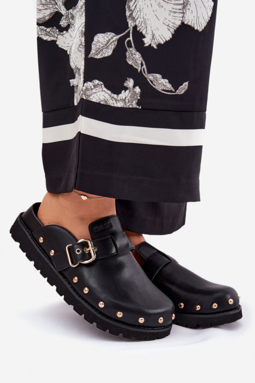 Plätud naturaalsest nahast Puukingad Pealiste omad platvormiga Big Star RR274A378 msuud